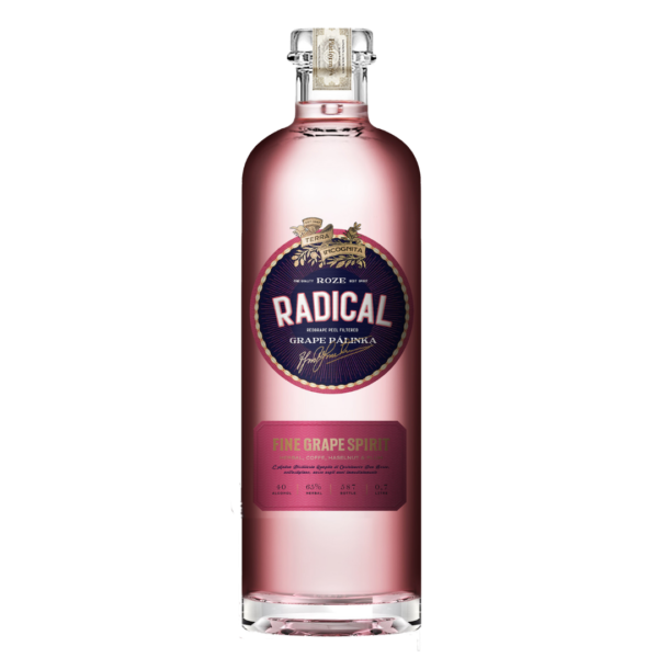Rosé Radical Szőlőpálinka 42% Alc.